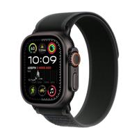 Apple Watch Ultra 2 GPS + Cellular 49mm Titanium Case met Trail Loop - S/M Smartwatch Zwart Apple Watch Ultra 2 GPS + Cellular 49mm Titanium Case met Trail Loop - S/M Smartwatch Zwart