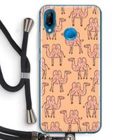 Kameel: Huawei P20 Lite Transparant Hoesje met koord