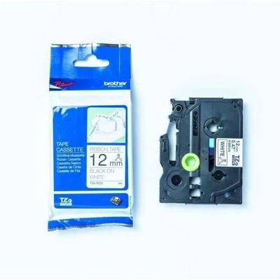 BROTHER Lint - TZER231 - Zwart op Wit 12mm - Qt 1