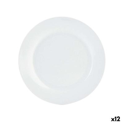 Eetbord Quid Basic Wit Keramisch Ø 27 cm (12 Stuks)
