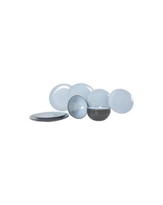 Gimex Vivid Line 12 Delig Servies Blue