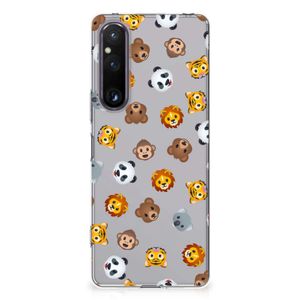 TPU bumper voor Sony Xperia 1 V Dieren Emojis