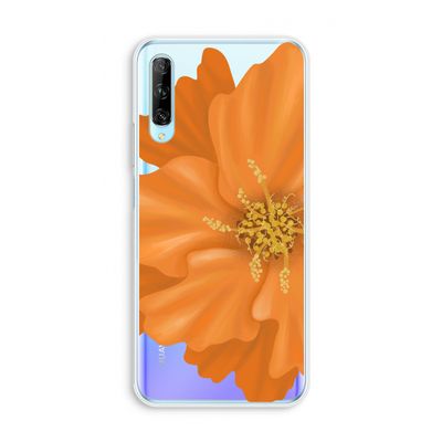 Orange Ellila flower: Huawei P Smart Pro Transparant Hoesje