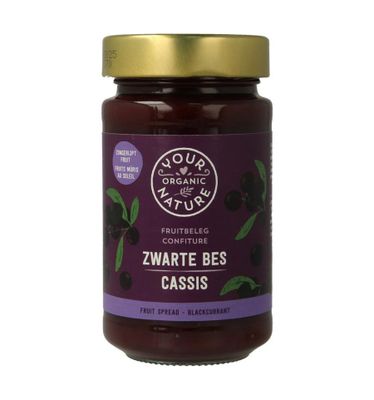 Fruit beleg zwarte bes bio