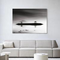 Urban Cotton Wandkleed 'Harmony Bali' 145 x 190cm in Frame - black