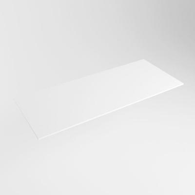 MONDIAZ TOP 23 Solid surface plateau / topplaat 101cm Dikte blad 0.9cm Blad geschikt voor afdekplaat | waskom T23XIM498501Talc