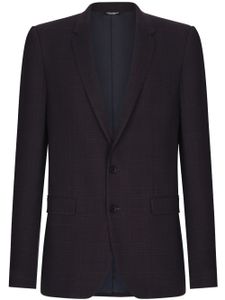 Dolce & Gabbana Prince of Wales check two-piece suit - Gris