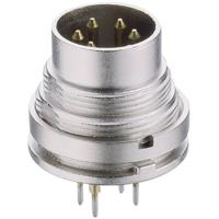 Lumberg SGR 50 DIN-connector Stekker, inbouw verticaal Aantal polen: 5 Zilver 1 stuk(s) - thumbnail