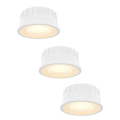 Set van 3 Dimbare LED modules - 6 watt 570 lumen - CCT instelbare lichtkleur 2700K/4000K/6000K