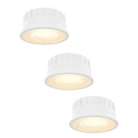 Set van 3 Dimbare LED modules - 6 watt 570 lumen - CCT instelbare lichtkleur 2700K/4000K/6000K