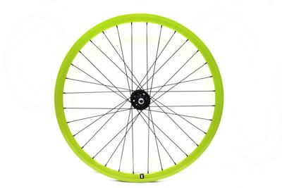Weinmann DP18 Fixed Gear Achterwiel - Groen Lime Weinmann DP18 Fixed Gear Achterwiel - Groen Lime