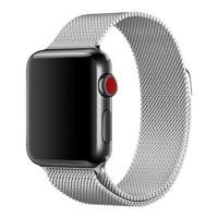 Apple Watch Milanese Band - Zilver - 44, 45, 46 & 49mm Apple Watch Milanese Band - Zilver - 44, 45, 46 & 49mm