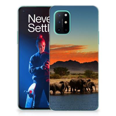 OnePlus 8T | TPU Hoesje | Olifanten