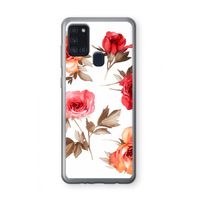 Roosjes: Samsung Galaxy A21s Transparant Hoesje