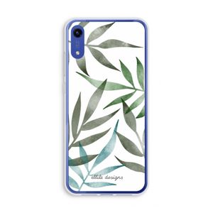 Tropical watercolor leaves: Honor Play 8A Transparant Hoesje