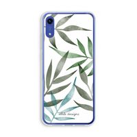Tropical watercolor leaves: Honor Play 8A Transparant Hoesje