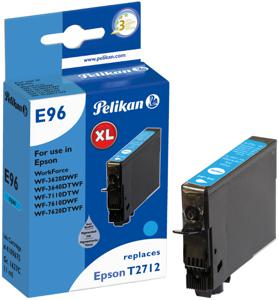 Pelikan Inktcartridge cyaan E96 (4109675) inkt Compatibel met Epson T2712