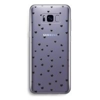 Kleine kattenkopjes: Samsung Galaxy S8 Plus Transparant Hoesje
