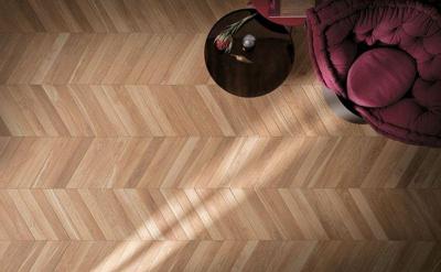 Fapnest Natural chevron 7,5x45 vloertegels / wandtegels | Geschikt voor vloerverwarming