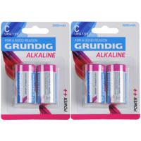 Grundig Alkaline LR14 C-batterijen - 2x stuks - 1,5 Volt - Altijd handig in huis - Batterijen