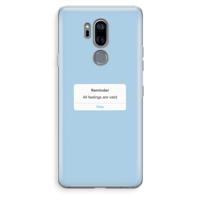 Reminder: LG G7 Thinq Transparant Hoesje - thumbnail