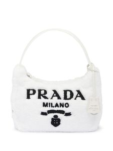 Prada mini sac Re-Edition 2000 en éponge - Blanc