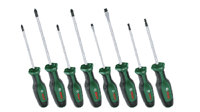 Bosch Groen Schroevendraaierset 8-stuks - 1600A02BX8