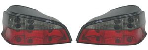 Set Achterlichten passend voor Peugeot 106 1996- - Rood/Smoke DLPER38S