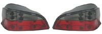 Set Achterlichten passend voor Peugeot 106 1996- - Rood/Smoke DLPER38S