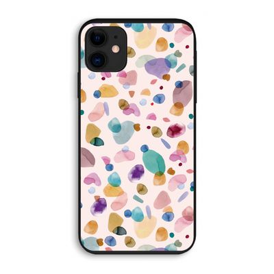 Terrazzo Memphis Pink: iPhone 11 Biologisch afbreekbaar hoesje