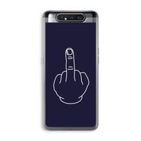 F**k U: Samsung Galaxy A80 Transparant Hoesje