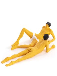 Seletti sculpture Love Is a Verb Jean & Jean - Jaune