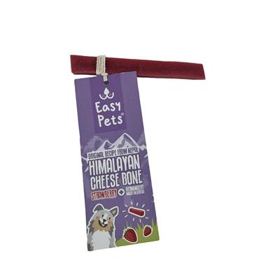 EASYPETS HIMALAYAN CHEESE BONE KAAS BOT AARDBEI EASYPETS HIMALAYAN CHEESE BONE KAAS BOT AARDBEI