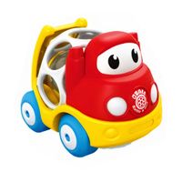 Luna Auto Qball Pull-back 9 Cm Rood - thumbnail