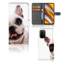 Poco F3 | Xiaomi Mi 11i | Telefoonhoesje | Met pasjeshouder | Franse Bulldog