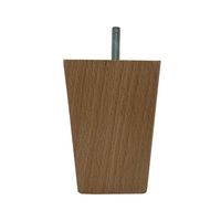 Meubelpoot taps 7,5 bij 7,5 cm en hoogte 11,5 cm van massief hout (M8)