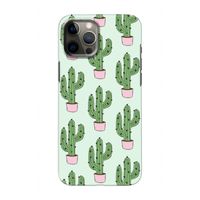 Cactus Lover: Volledig geprint iPhone 12 Hoesje