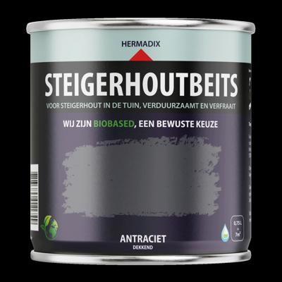 Hermadix Steigerhoutbeits - Antraciet