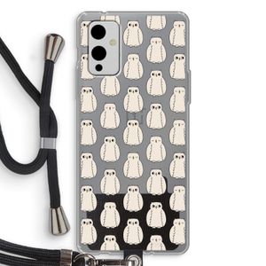 Uilen: OnePlus 9 Transparant Hoesje met koord