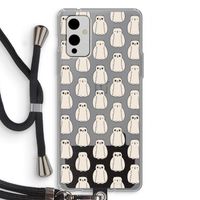 Uilen: OnePlus 9 Transparant Hoesje met koord