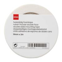 HEMA Tweezijdig Foamtape (wit)