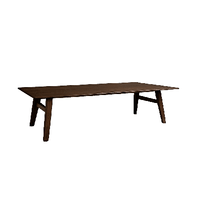 Tower Living Salontafel 'Aura' Acaciahout, 140 x 70cm, kleur Espresso
