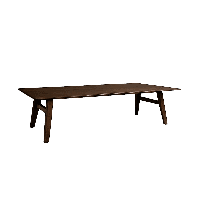 Tower Living Salontafel 'Aura' Acaciahout, 140 x 70cm, kleur Espresso Tower Living Salontafel 'Aura' Acaciahout, 140 x 70cm, kleur Espresso