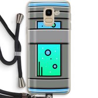 Chug Bottle: Samsung Galaxy J6 (2018) Transparant Hoesje met koord