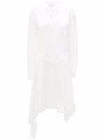 JW Anderson robe-chemise en popeline - Blanc