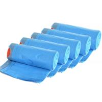 Afvalzakken/vuilniszakken - 50x - 60 liter - blauw - 12,5 mic. Afvalzakken/vuilniszakken - 50x - 60 liter - blauw - 12,5 mic.