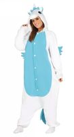 Onesie Unicorn Pyjama Vrouw - Blauw