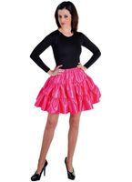 Volangen stroken rok roze