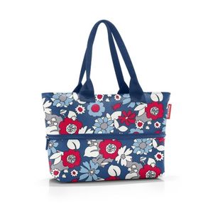 Reisenthel shopper e1 Blauw, Wit Draagtas