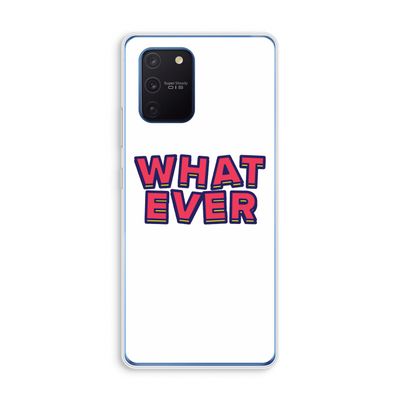 Whatever: Samsung Galaxy Note 10 Lite Transparant Hoesje